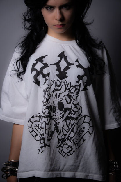 ROX White Heavyweight Tee