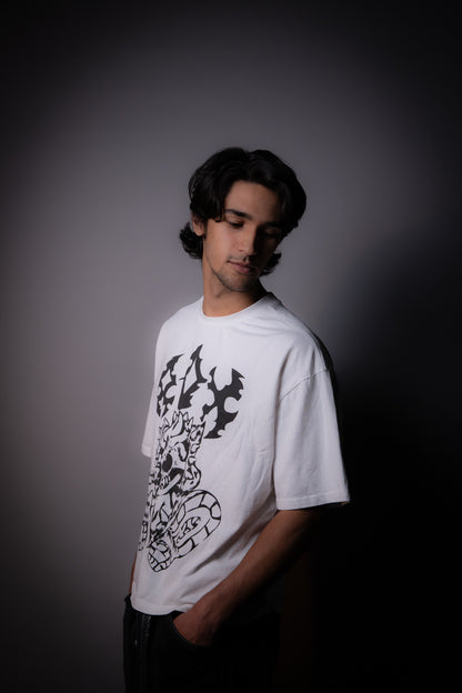 ROX White Heavyweight Tee