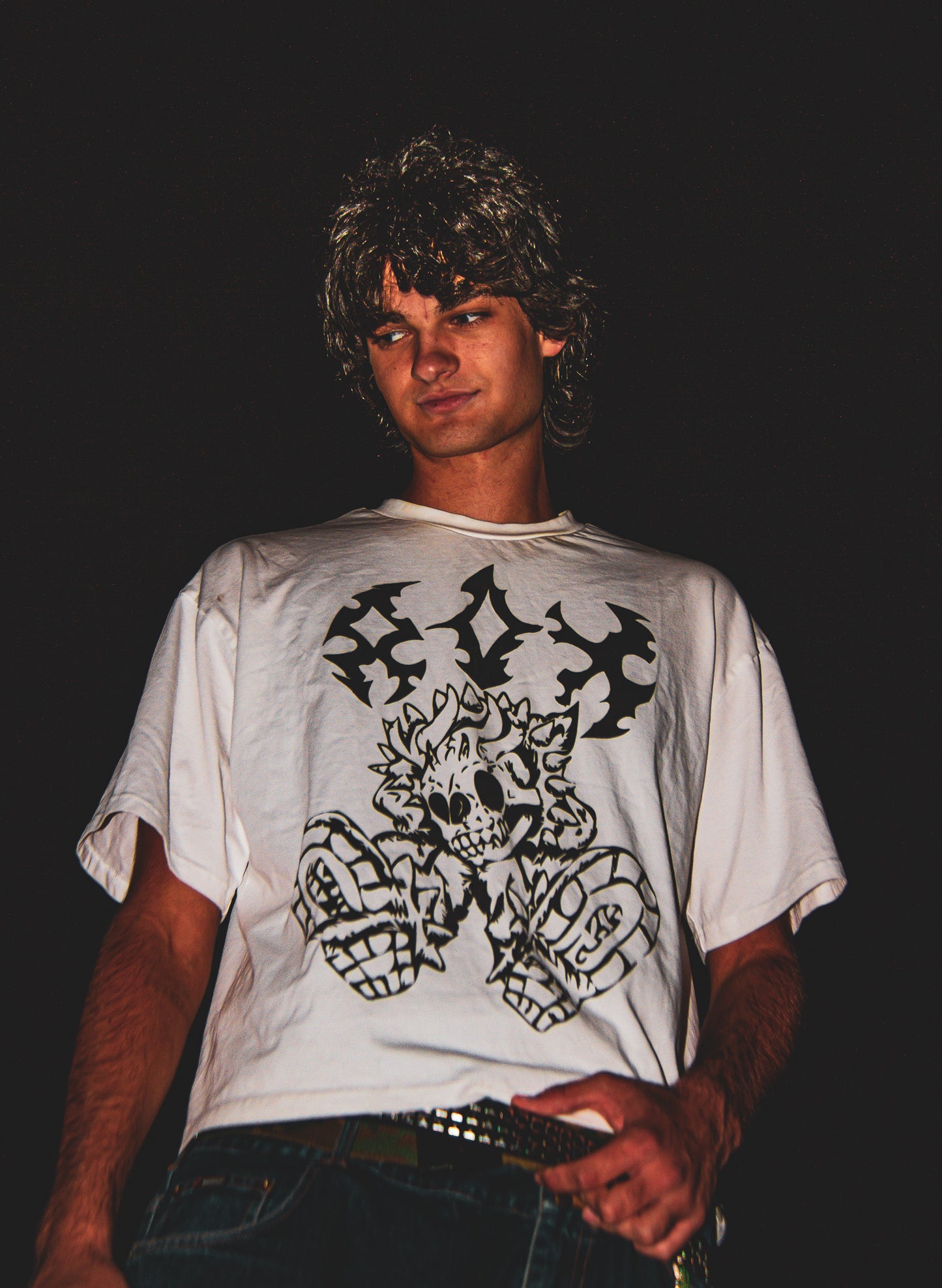 ROX White Heavyweight Tee