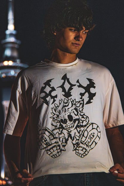 ROX White Heavyweight Tee
