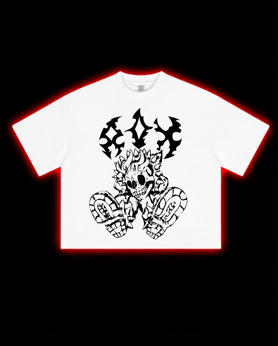 ROX White Heavyweight Tee