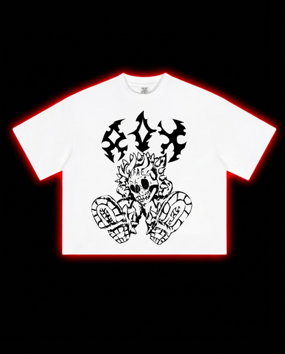 ROX White Heavyweight Tee
