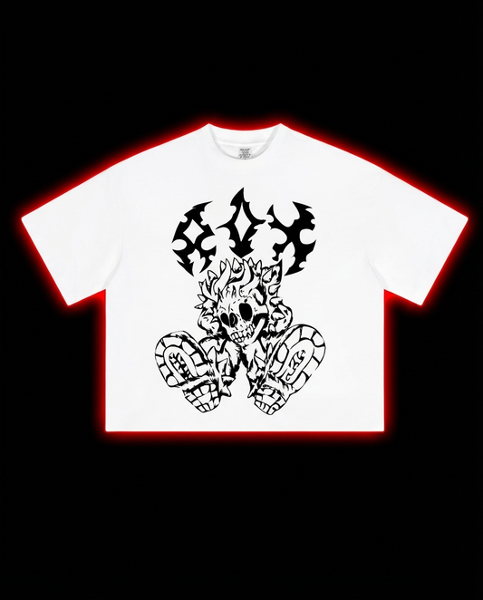 ROX White Heavyweight Tee